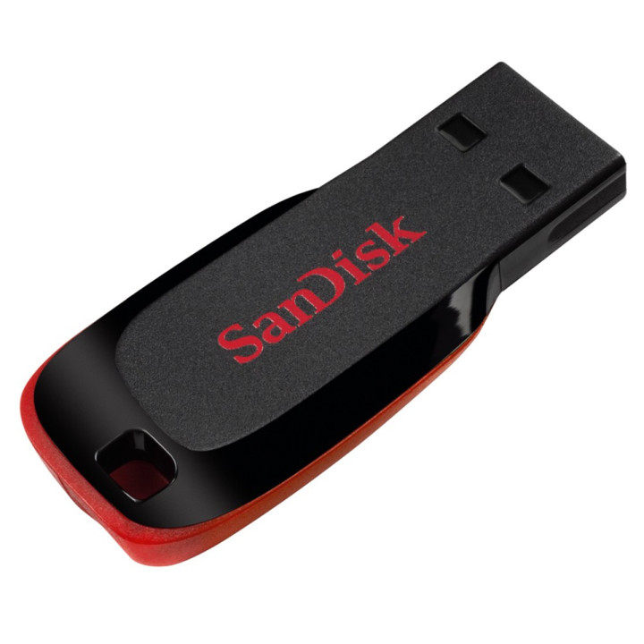 Sandisk Cruzer Blade unidade de memória USB 32 GB USB Type-A 2.0 Preto, Vermelho