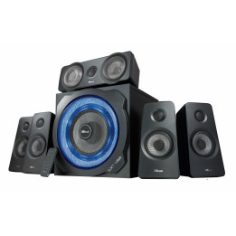 Trust GXT 658 Tytan 5.1 conjunto de colunas 5.1 canais 90 W Preto
