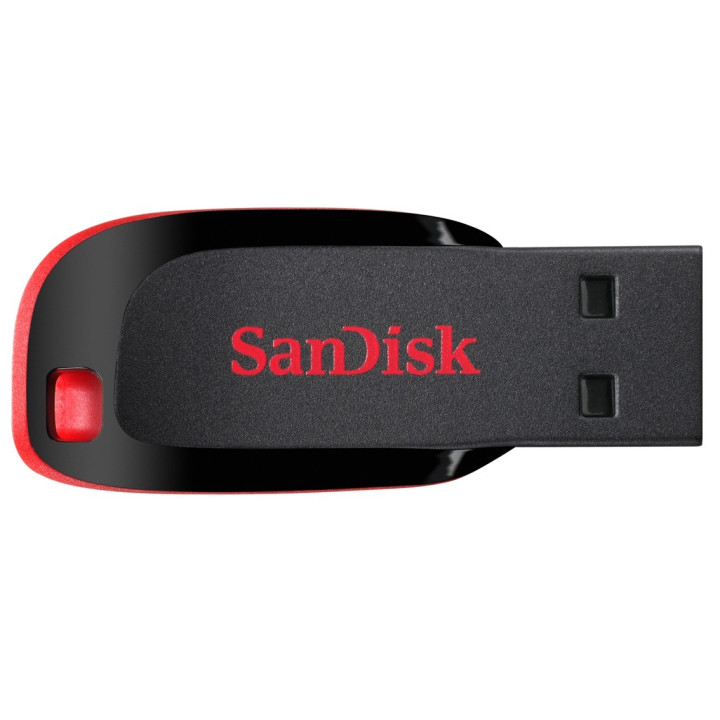 Sandisk Cruzer Blade unidade de memória USB 16 GB USB Type-A 2.0 Preto, Vermelho