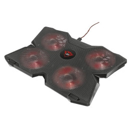 Trust GXT 278 base de refrigeração para computador 43,9 cm (17.3") Preto