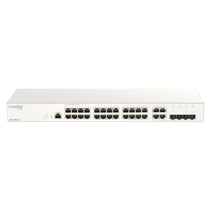 D-Link DBS-2000-28 switch de rede Gerido Gigabit Ethernet (10 100 1000) Cinzento
