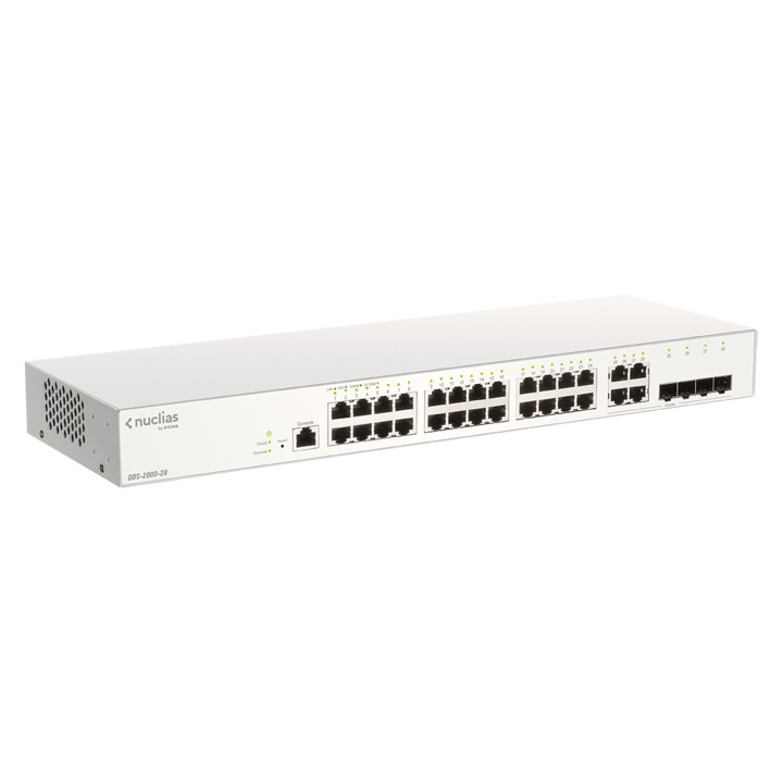D-Link DBS-2000-28 switch de rede Gerido Gigabit Ethernet (10 100 1000) Cinzento