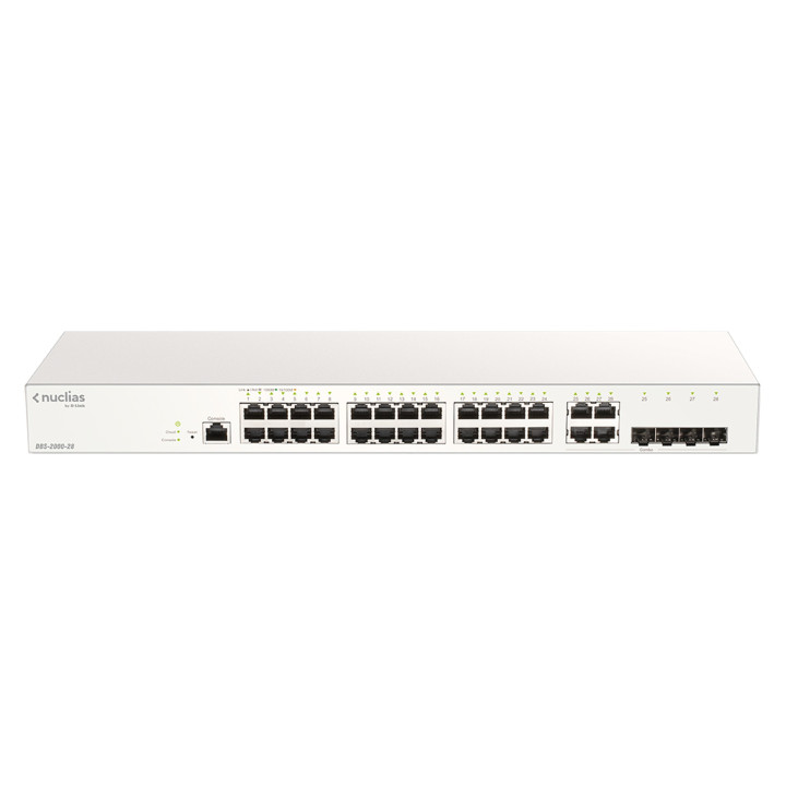 D-Link DBS-2000-28 switch de rede Gerido Gigabit Ethernet (10 100 1000) Cinzento
