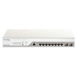 D-Link DBS-2000-10MP switch de rede Gerido Gigabit Ethernet (10 100 1000) Cinzento Apoio Power over Ethernet (PoE)
