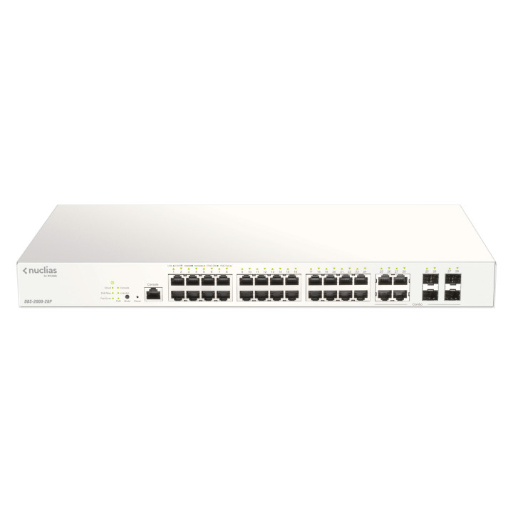 D-Link DBS-2000-28P switch de rede Cinzento Apoio Power over Ethernet (PoE)