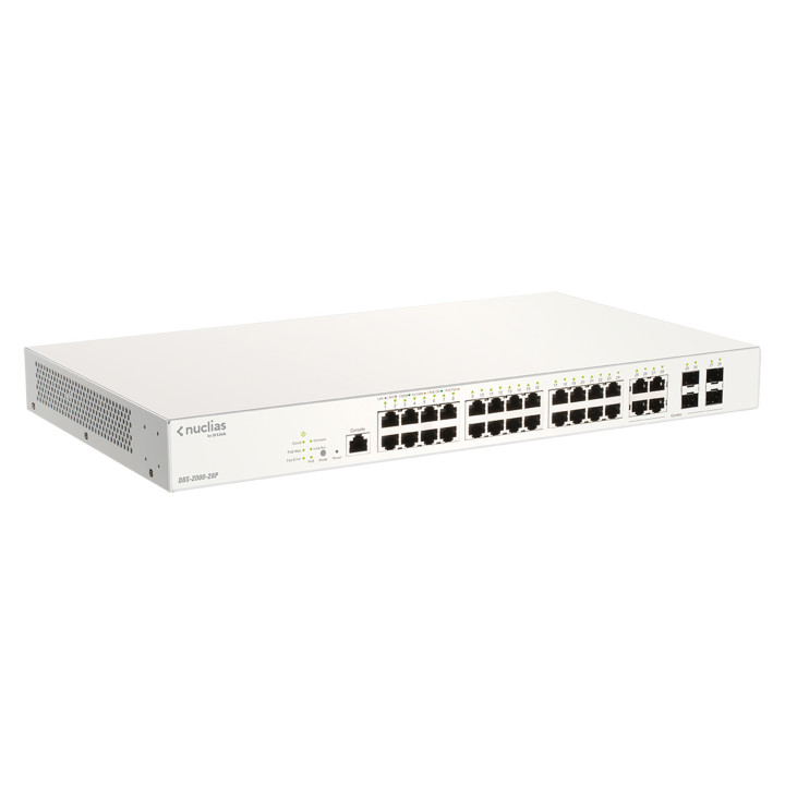 D-Link DBS-2000-28P switch de rede Cinzento Apoio Power over Ethernet (PoE)