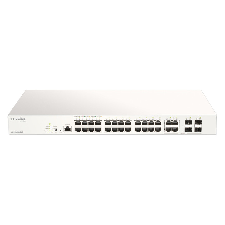 D-Link DBS-2000-28P switch de rede Cinzento Apoio Power over Ethernet (PoE)