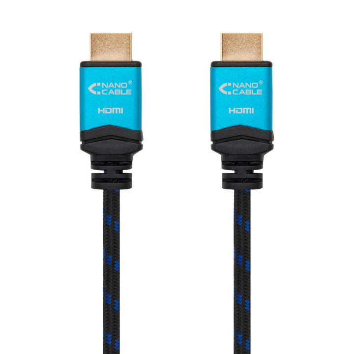 Nanocable 10.15.3700 cabo HDMI 0,5 m HDMI Type A (Standard) Preto