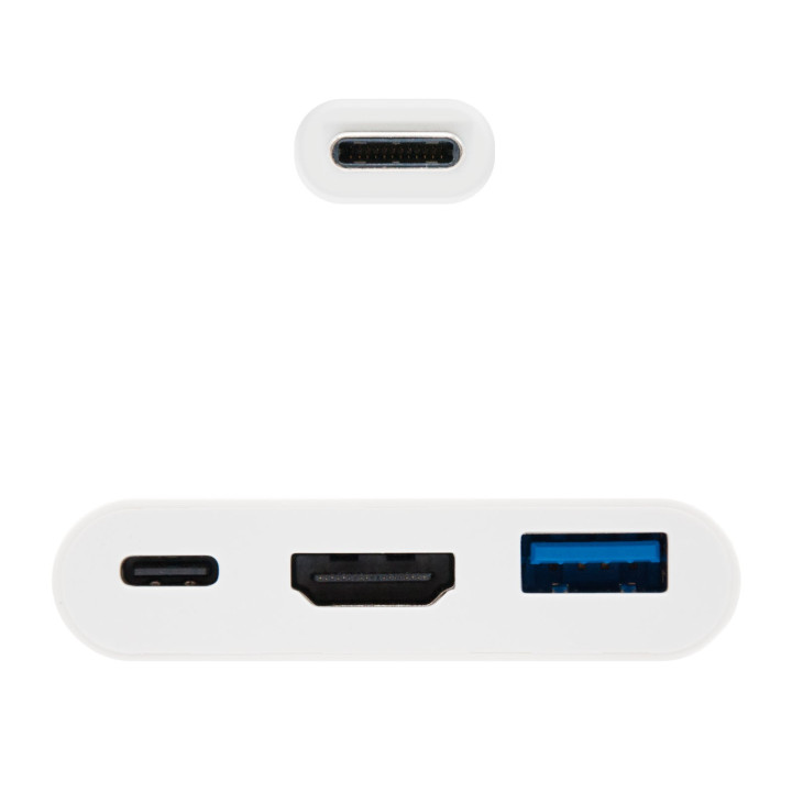 Nanocable 10.16.4302 hub de interface USB 3.2 Gen 1 (3.1 Gen 1) Type-C 5000 Mbit s Branco