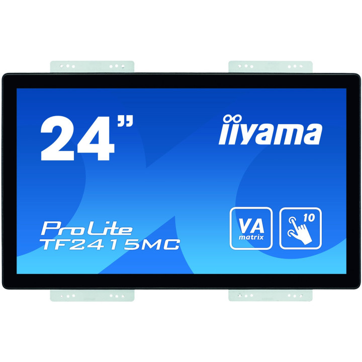 iiyama ProLite TF2415MC-B2 ecrã tátil 60,5 cm (23.8") 1920 x 1080 pixels Preto Multitoque Multi-usos