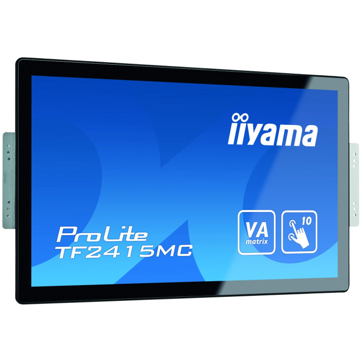 iiyama ProLite TF2415MC-B2 ecrã tátil 60,5 cm (23.8") 1920 x 1080 pixels Preto Multitoque Multi-usos