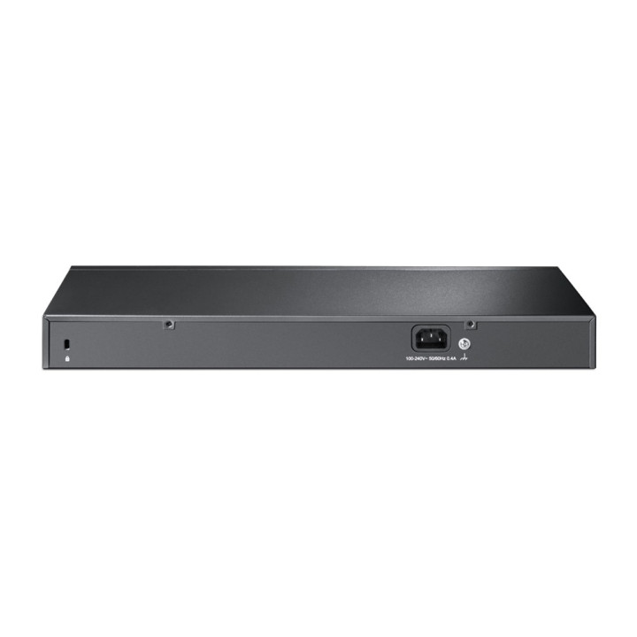 TP-LINK TL-SL1218MP Não-gerido Gigabit Ethernet (10 100 1000) Preto Apoio Power over Ethernet (PoE)