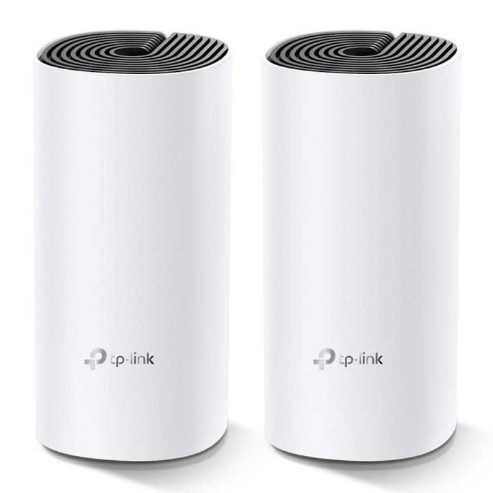 TP-LINK Deco M4(2-pack) router sem fios Dual-band (2,4 GHz   5 GHz) Gigabit Ethernet Preto, Branco