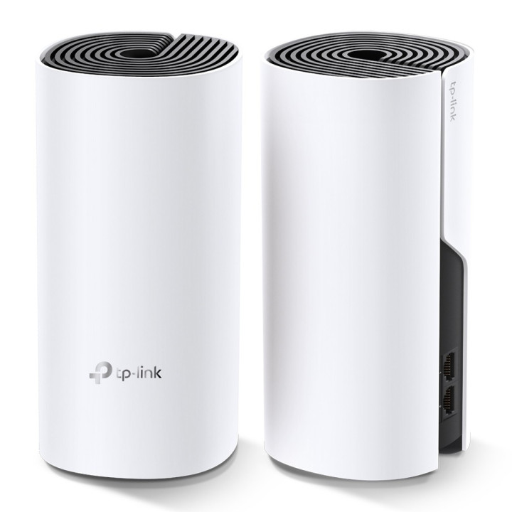 TP-LINK Deco M4(2-pack) router sem fios Dual-band (2,4 GHz   5 GHz) Gigabit Ethernet Preto, Branco