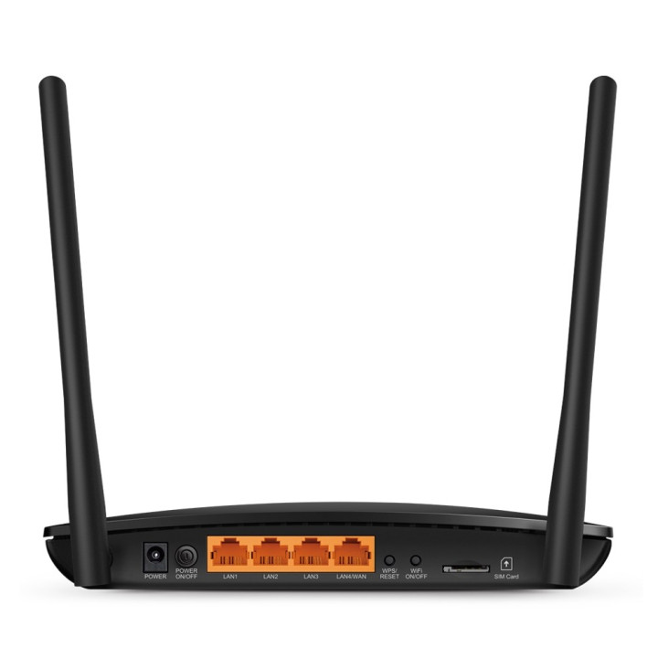 TP-LINK Archer MR200 router sem fios Dual-band (2,4 GHz   5 GHz) Fast Ethernet 3G 4G Preto