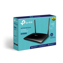 TP-LINK Archer MR200 router sem fios Dual-band (2,4 GHz   5 GHz) Fast Ethernet 3G 4G Preto