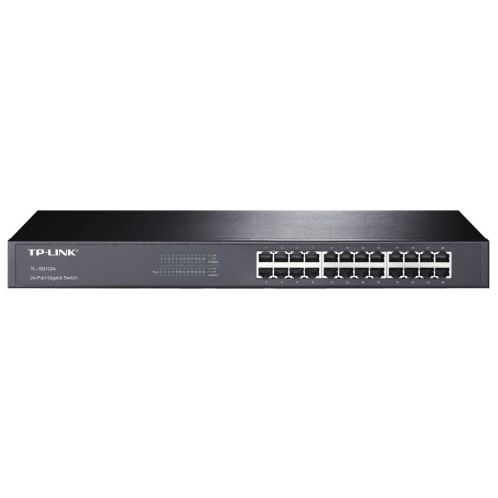 TP-LINK TL-SG1024 Não-gerido Gigabit Ethernet (10 100 1000) Preto