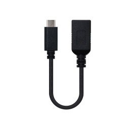 Nanocable USB 3.1, 0.15m cabo USB 0,15 m 3.2 Gen 2 (3.1 Gen 2) USB A USB C Preto