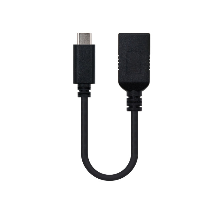 Nanocable USB 3.1, 0.15m cabo USB 0,15 m 3.2 Gen 2 (3.1 Gen 2) USB A USB C Preto