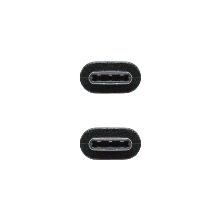 Nanocable USB 2.0, 1m cabo USB USB C Preto