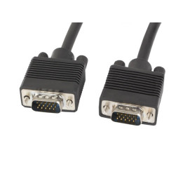 Lanberg CA-VGAC-10CC-0030-B cabo VGA 3 m VGA (D-Sub) Preto