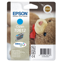 Epson Teddybear Tinteiro Cyan T0612 Tinta DURABrite Ultra