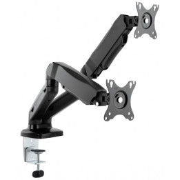 NAPOFIX Suporte de Mesa 13-27" 2xDisplays Rotativo 360 - DM3200