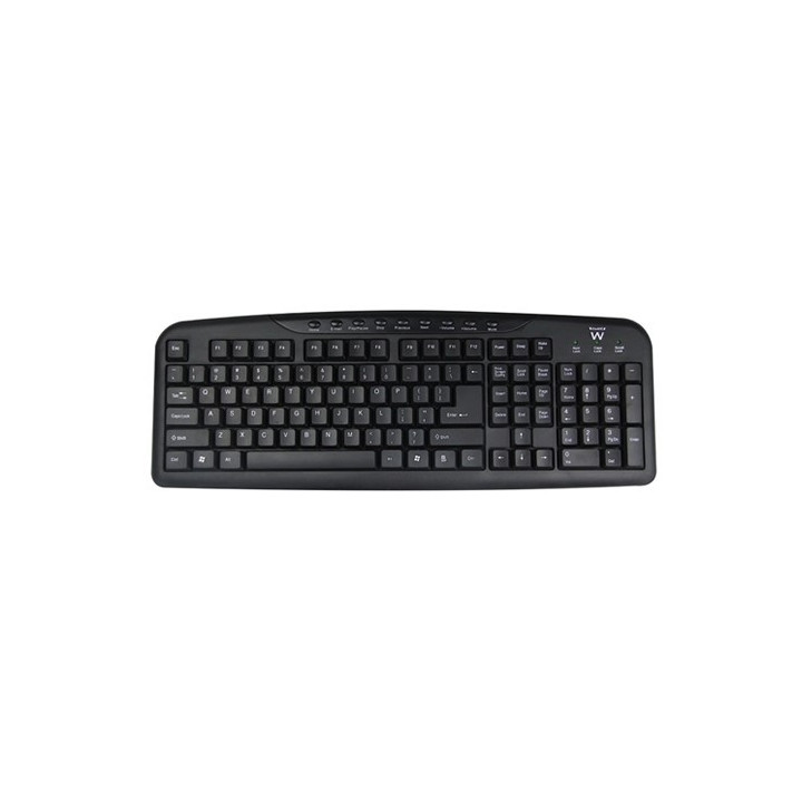 Ewent Teclado Multimédia USB Preto PT