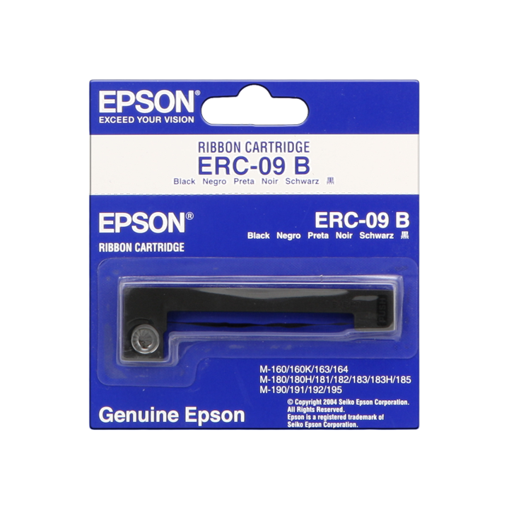 Epson ERC09B Fita para série HX-20, M-160/M-180/M-190, preto