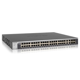 Netgear XS748T-100NES switch de rede Gerido L2+ L3 10G Ethernet (100 1000 10000) Preto
