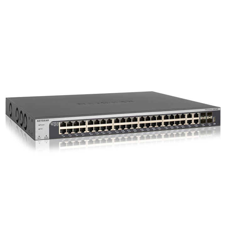 Netgear XS748T-100NES switch de rede Gerido L2+ L3 10G Ethernet (100 1000 10000) Preto