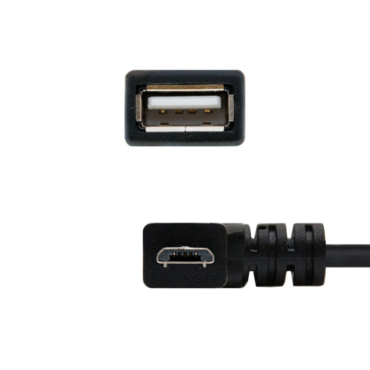 Nanocable 10.01.3600 cabo USB 0,15 m 2.0 Micro-USB B USB A Preto