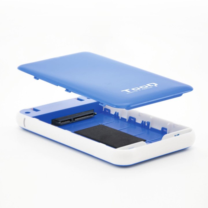 TooQ TQE-2528BL Caixa para Discos Rígidos 2.5" Compartimento SSD Azul