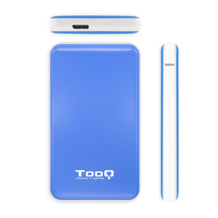 TooQ TQE-2528BL Caixa para Discos Rígidos 2.5" Compartimento SSD Azul