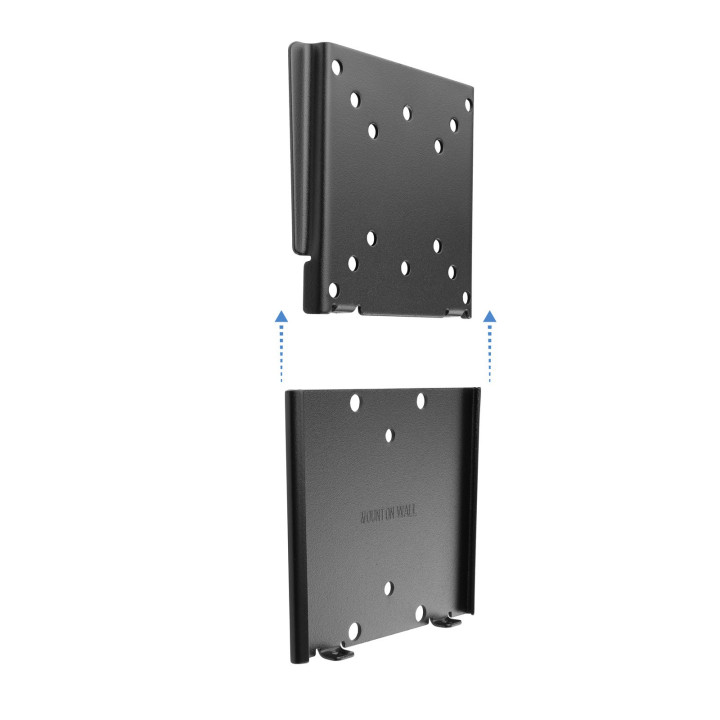 TooQ LP1023F-B suporte de parede de ecrãs planos 58,4 cm (23") Preto
