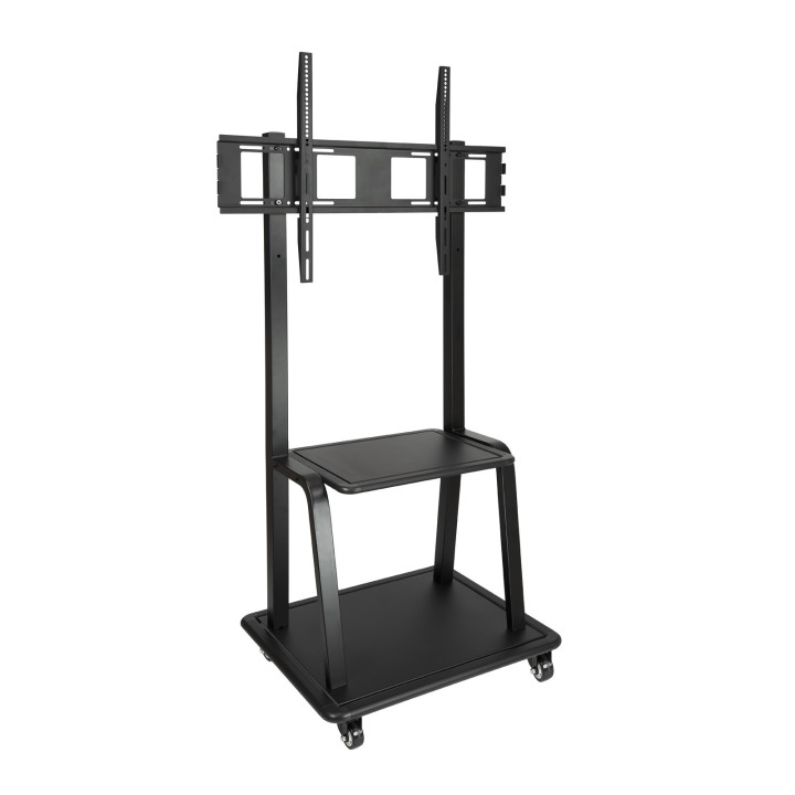 TooQ FS20100M-B suporte de chão de ecrãs planos 2,54 m (100") Suporte de plasma portátil Preto