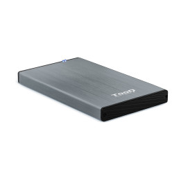 TooQ TQE-2527G Caixa para Discos Rígidos 2.5" Caixa de disco rígido Preto, Cinzento
