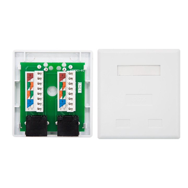 Nanocable 10.21.1502 tomada RJ-45 Branco