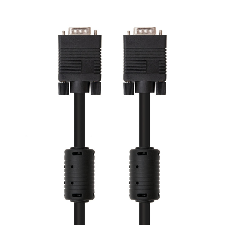 Nanocable 10.15.0101 cabo VGA 1 m VGA (D-Sub) Preto