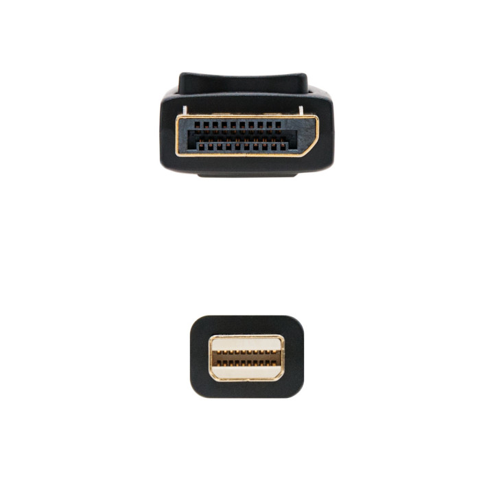 Nanocable DisplayPort, 2m Mini DisplayPort Preto