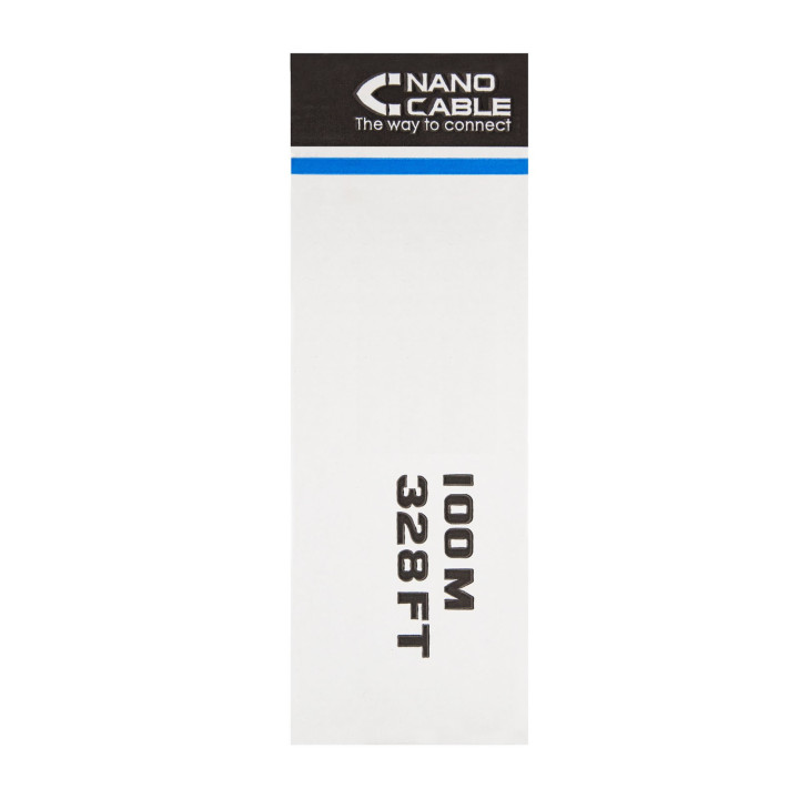 Nanocable 10.20.0302-FLEX cabo de rede 100 m Cat5e U UTP (UTP) Cinzento