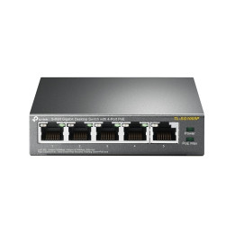 TP-LINK TL-SG1005P Não-gerido Gigabit Ethernet (10 100 1000) Preto Apoio Power over Ethernet (PoE)