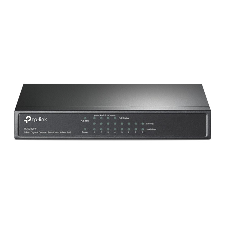 TP-LINK TL-SG1008P Gigabit Ethernet (10 100 1000) Cinzento Apoio Power over Ethernet (PoE)