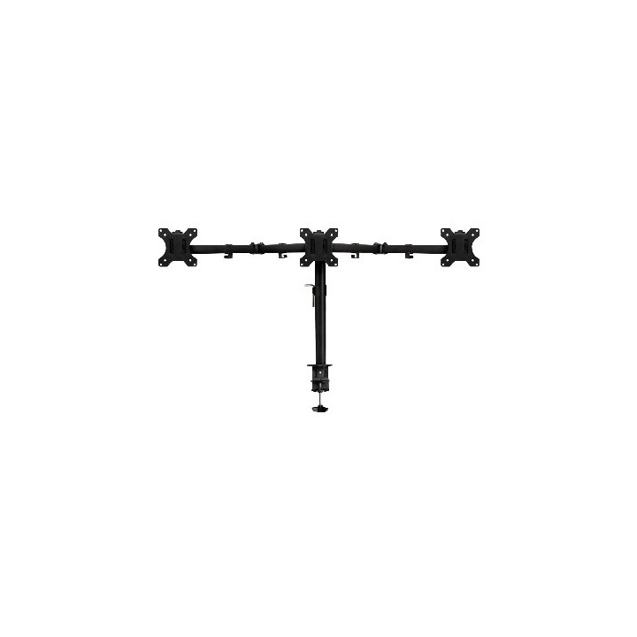 Ewent EW1513 suporte de mesa de ecrãs planos 68,6 cm (27") Fixação Aparafusar Preto