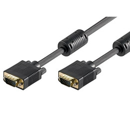 Ewent EW-110107-200-N-P cabo VGA 20 m VGA (D-Sub) Preto