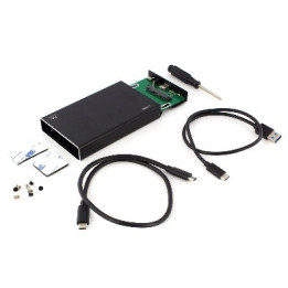 Ewent EW7070 Caixa para Discos Rígidos 2.5" Compartimento HDD SSD Preto