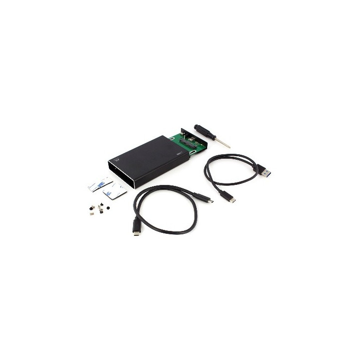 Ewent EW7070 Caixa para Discos Rígidos 2.5" Compartimento HDD SSD Preto