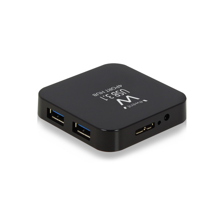 Ewent EW1134 hub de interface USB 3.2 Gen 2 (3.1 Gen 2) Type-A 5000 Mbit s Preto