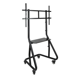 TooQ FS20200M-B suporte de chão de ecrãs planos 2,67 m (105") Suporte de plasma portátil Preto
