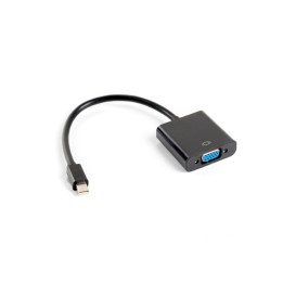 Lanberg AD-0006-BK cabo de interface adaptador de género mDPM VGA Preto